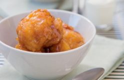 Golden syrup dumplings